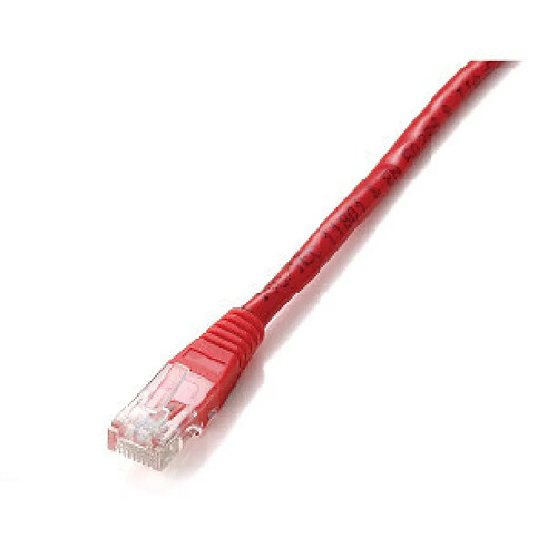 Câble réseau équiper Utp Cat.6 Rj45 2M rouge