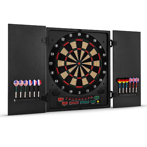 oneConcept Dartmaster 180 Cible Jeu de fléchettes électronique Embouts souples oneconcept