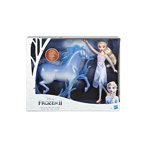 La Reine Des Neiges 2 - Coffret Poupee Princesse Disney Elsa 29 cm et Nokk 27 cm