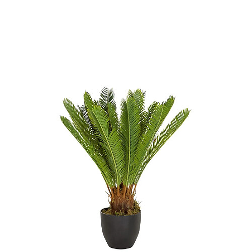 Plante artificielle / Palmier artificiel CYCAS Plastique Vert hjh OFFICE