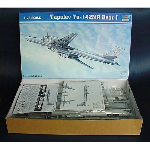 Trumpeter 172 Tupolev Tu142MR Bear J bombardier russe