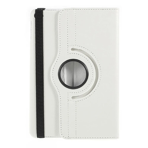 Etui en PU litchi avec support blanc pour votre Apple iPad mini (2019) 7.9 pouces