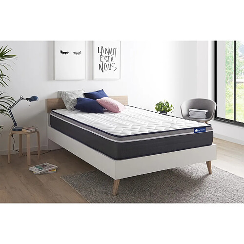 ACTISOM Matelas 180x200 Latex+Mémoire de forme Maxi épaisseur 7zones de confort