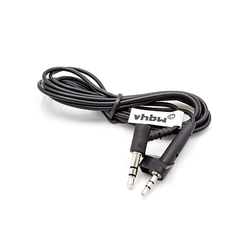 vhbw Câble audio AUX vers prise jack 3,5mm pour Bose AE2, AE2i casques d'écoute, 120cm