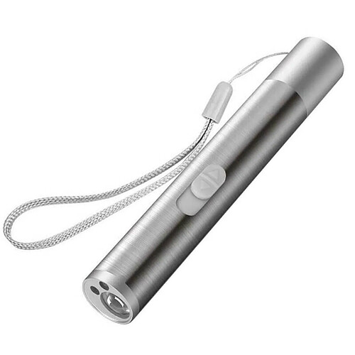 Universal 3 en 1 Rechargeable Chat Laser Pointeur Jouet USB Électrique Torche d'Entraînement Chat Lampe UV