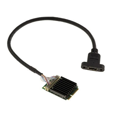 Kalea-Informatique Carte Graphique HDMI 1080p sur port mPCIe Mini PCIe Full size Chipset Silicon Motion SM750