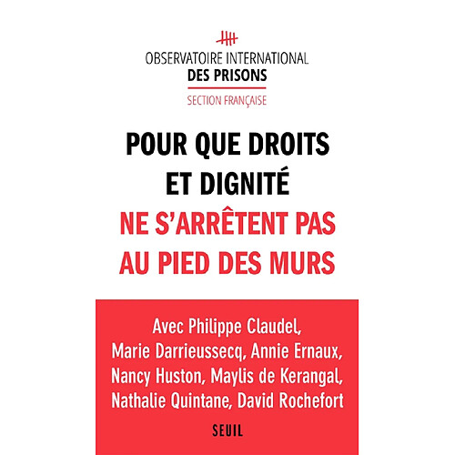 Pour que droits et dignité ne s'arrêtent pas au pied des murs · Occasion