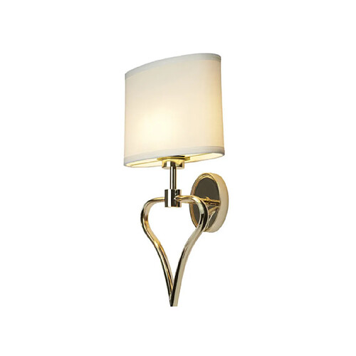 Elstead Lighting Applique murale Falmouth Acier Or