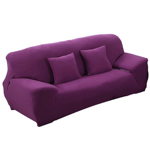 Spandex Salon Extensible Canapé Canapé Siège Couverture Slipcover Cas Décor Violet