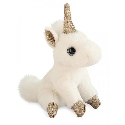 Histoire d'Ours Porte cle Licorne en or 12 cm