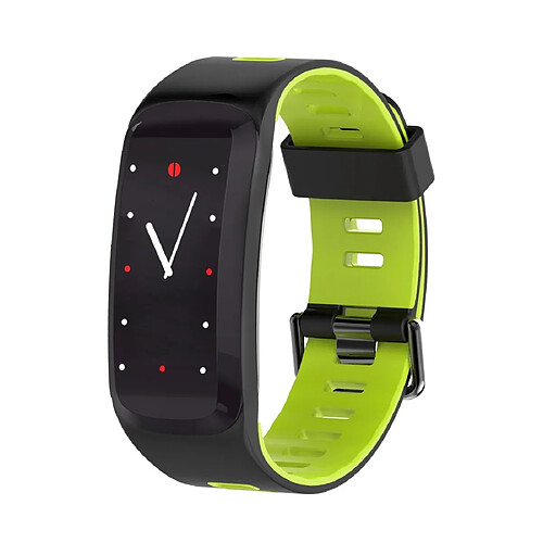 Wewoo Bracelet connecté F4 0,95 pouces Écran couleur IPS Smartwatch IP68 Étancherappel d'appel à l'assistance / surveillance de la fréquence cardiaque / de la pression artérielle / du sommeil / de l'oxygène dans