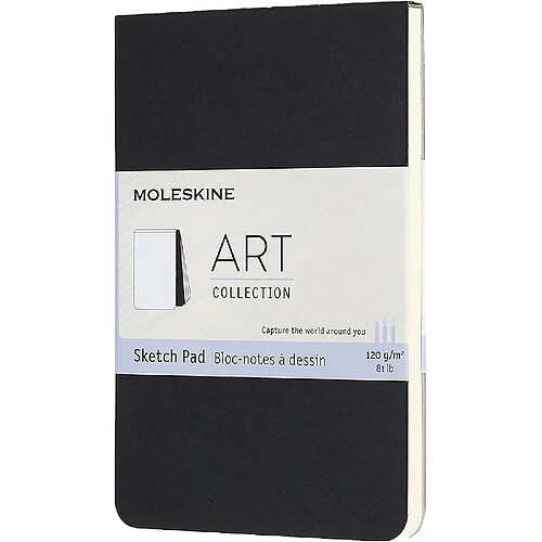 Moleskine Bloc croquis poche noir