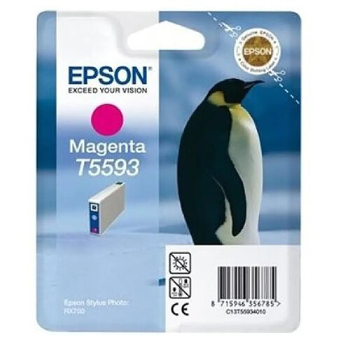 Epson T5593 Cartouche magenta originale - C13T55934020 [Ml-13][Pag-400]