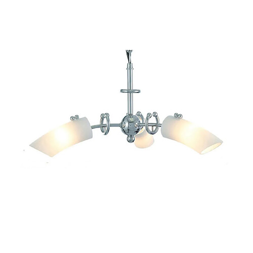 Luminaire Center Suspension Lucia Chrome poli