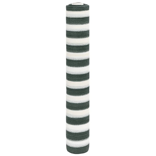 vidaXL Filet brise-vue vert et blanc 1x10 m PEHD 150 g/m²