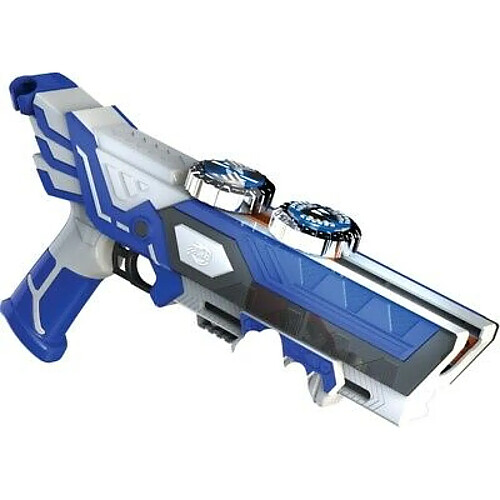 Ludendo Spinner Mad - Blaster double shoot avec 2 toupies LED