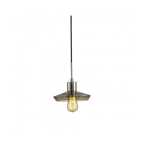 Luminaire Center Suspension Markus Chrome poli 1 ampoule 27cm