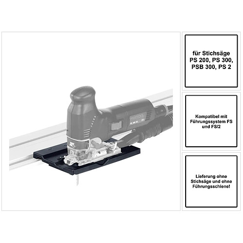 Festool FS-PS/PSB 300 Butée de guidage ( 490031 ) pour scie sauteuse PS 200, PS 300, PSB 300, PS 2 avec Système de guidage FS et FS/2