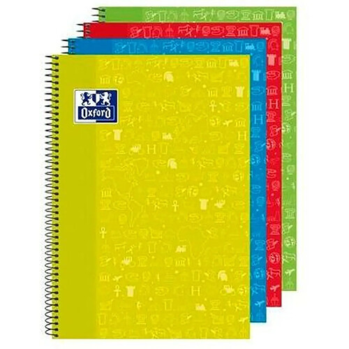 Cahier Oxford Write & Erase 80 Volets Din A4 (4 Unités)