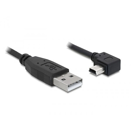 DeLOCK 82680 câble USB 0,5 m USB A Mini-USB B Noir