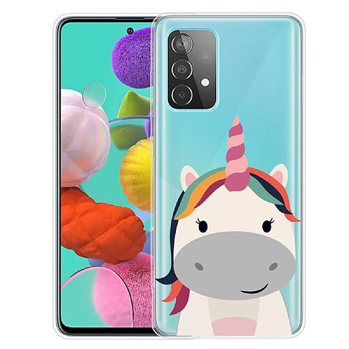 Coque en TPU antichoc Licorne mignonne pour votre Samsung Galaxy A13 4G