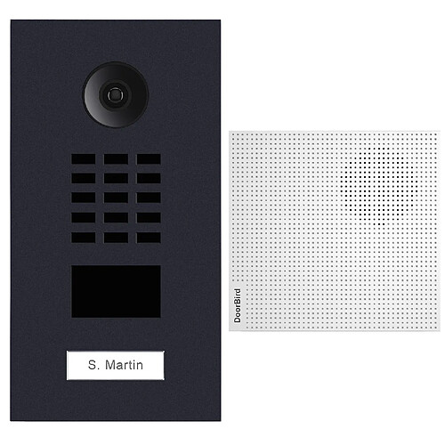 DoorBird D2101V-RAL7016-V2-SP + A1061W