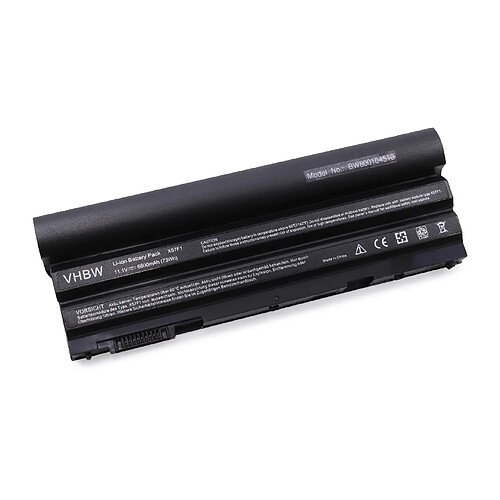 Vhbw Batterie 6600mAh ordinateur Dell Latitude E5420 E5430 E5520 E5530 E6120 E6420 E6520 E6430 E6530 et 312-1242, 3122-1163, M5Y0X, NHXVW