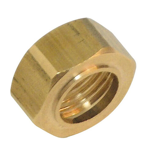 Altech ecrou collet battu en laiton - 15 x 21 - pour tube 12 mm - sachet de 2 pièces