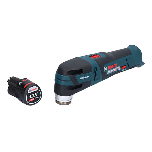 Bosch GOP 12V-28 Professional Découpeur-ponceur sans fil Starlock Brushless + 1x Batterie 2,0 Ah - sans chargeur