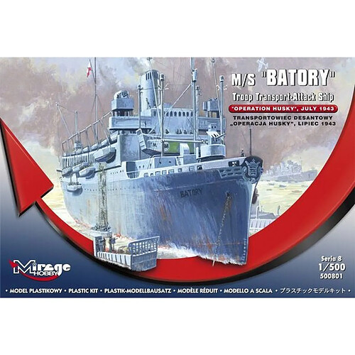 M/S Batory Troop Transporter-Attack Ship - 1:500e - Mirage Hobby