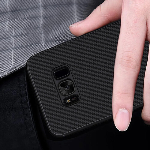 Universal Nillkin en fibre de carbone Case de téléphone pour Samsung pour Galaxy S8 S8 + Géométrique