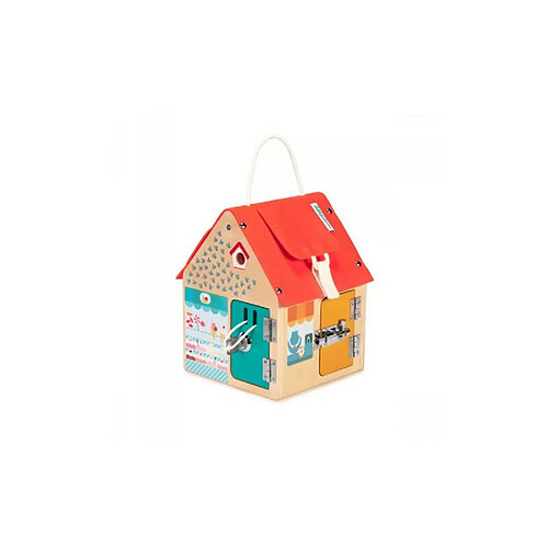 Jouet en bois Lilliputiens Maison d apprentissage multi fermetures