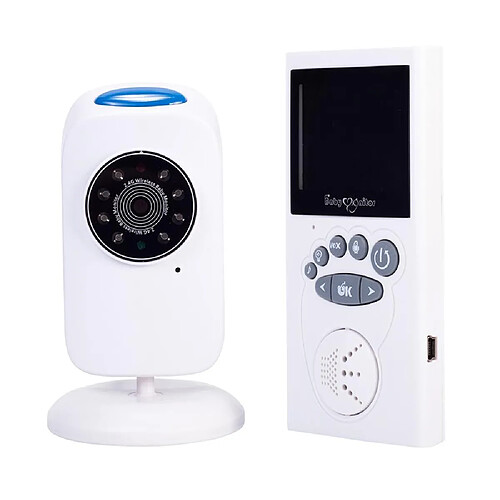 Babyphone Camera HD Écran 2.4 Pouces Vision Nocturne Intercom Température YONIS