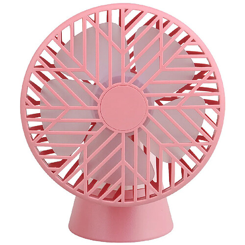 (Rose) Mini Ventilateur De Chargement Usb De Conception Portable Adapté Aux Voyages Et Aux Activités De Plein Air