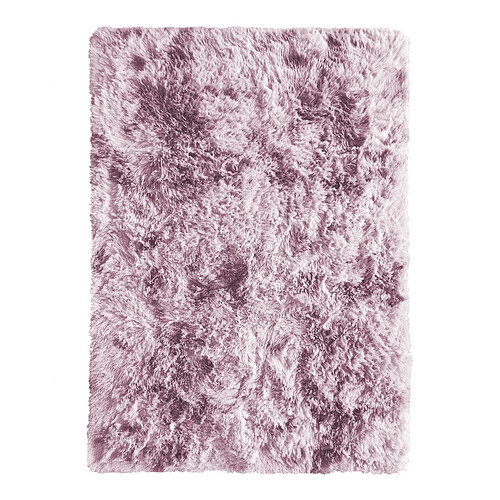 Thedecofactory YOGI EFFECT - Tapis shaggy moderne rose 160x230