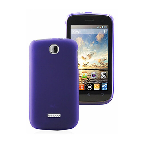 Mocca coque Gel Frost Violette pour Wiko Cink +