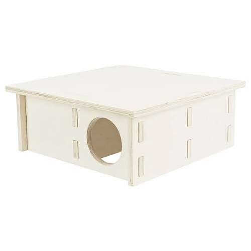 TRIXIE Maison pour rongeurs à 4 pièces 30x12x30 cm Bois