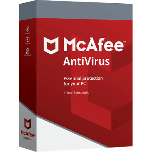 McAfee AntiVirus Plus - Licence 1 an - 5 appareils