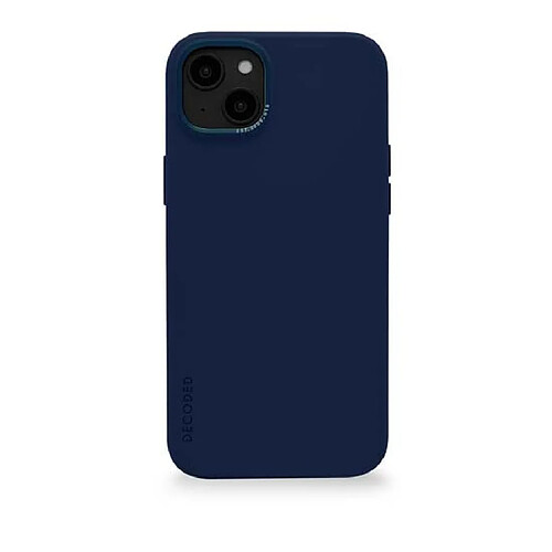 Decoded Coque pour iPhone 14 Plus MagSafe en Silicone Antimicrobienne Bleu marine