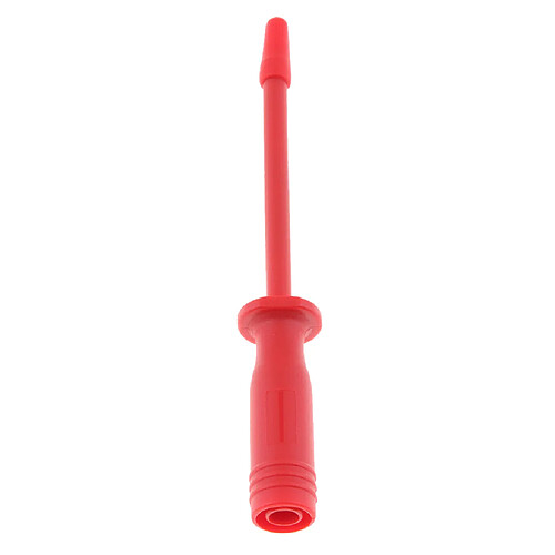 Sondes de test d'aiguille perforante d'isolation 1000V avec prise banane 4 mm, rouge