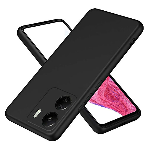 Htdmobiles Coque pour Xiaomi Redmi 13C / Poco C65 / Poco M6 5G - housse etui silicone gel fine + verre trempe - NOIR