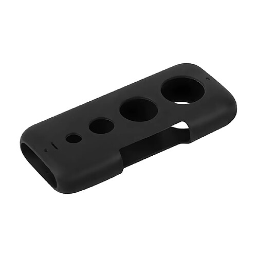 étui en silicone peau couverture en caoutchouc pour insta360 one x kit noir