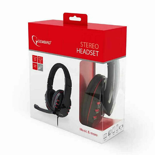 Casques Bluetooth avec Microphone GEMBIRD GHS-402 Noir