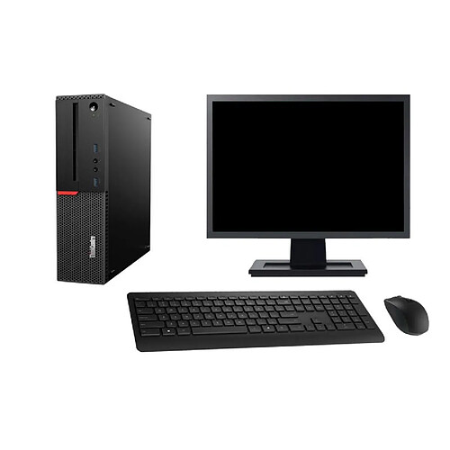 PC Lenovo M800 SFF Ecran 22" Intel G4400 RAM 64Go SSD 960Go Windows 10 Wifi · Occasion