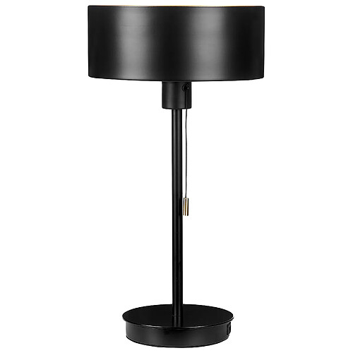 Beliani Lampe à poser ARIPO avec port USB Métal Noir