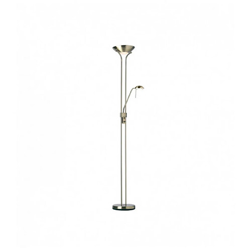 Endon Lampadaire Rome avec liseuse, laiton antique