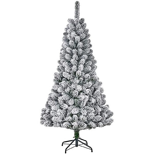 Black Box Sapin de Noël effet givre avec 266 branches 155x86cm