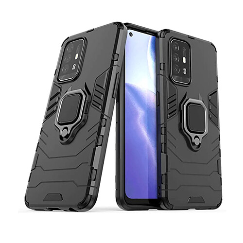 PHONECARE Coque Military Defender 3x1 Anti-Impact pour Oppo F19 Pro+ 5G - Noir