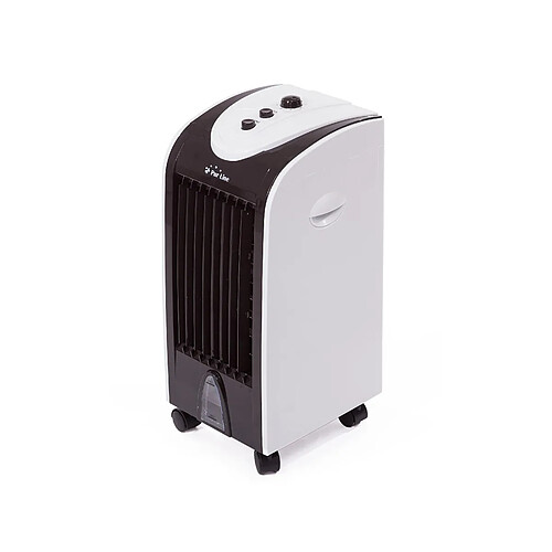 Purline rafraichisseur d'air de 4L compact avec oscillation automatique et humidificateur 75W noir blanc