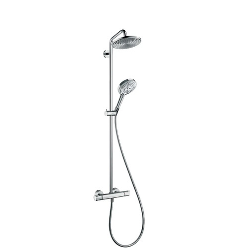 colonne de douche thermostatique showerpipe raindance select 240 - chromé - hansgrohe 27115000